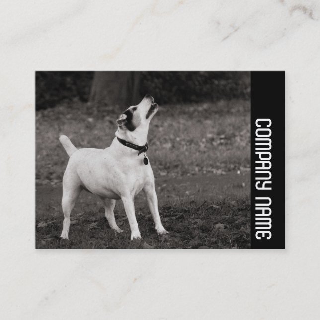 Tarjeta De Visita Banda lateral - Perro (Anverso)
