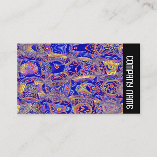 Tarjeta De Visita Banda lateral - Resumen fractal 061012a (Anverso)