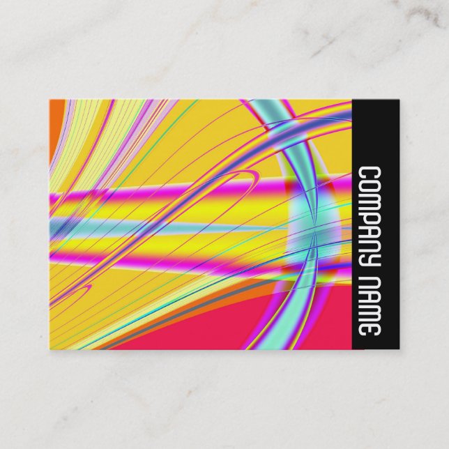 Tarjeta De Visita Banda lateral - Resumen fractal 061012e (Anverso)