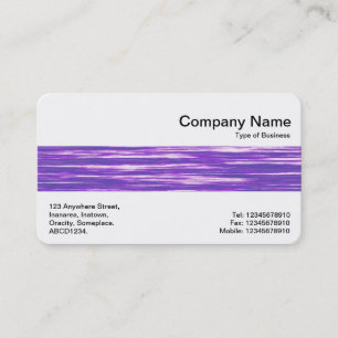 Tarjeta De Visita Banda media - Agua púrpura