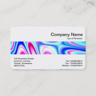 Tarjeta De Visita Banda media - Cielo de frambuesa