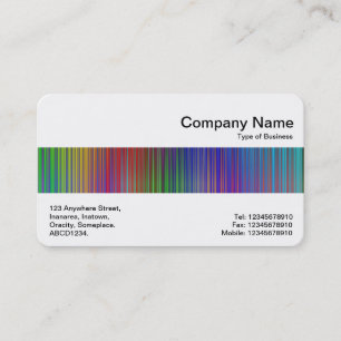 Tarjeta De Visita Banda media - Cortina de espectro