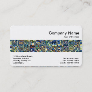 Tarjeta De Visita Banda media - Grupo abstracto