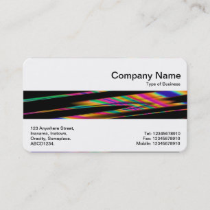 Tarjeta De Visita Banda media - manchas de color