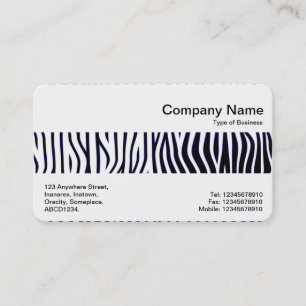 Tarjeta De Visita Banda media - Robo-Zebra