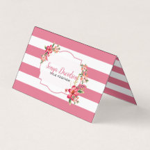 Bandas Blancas Y Rosa