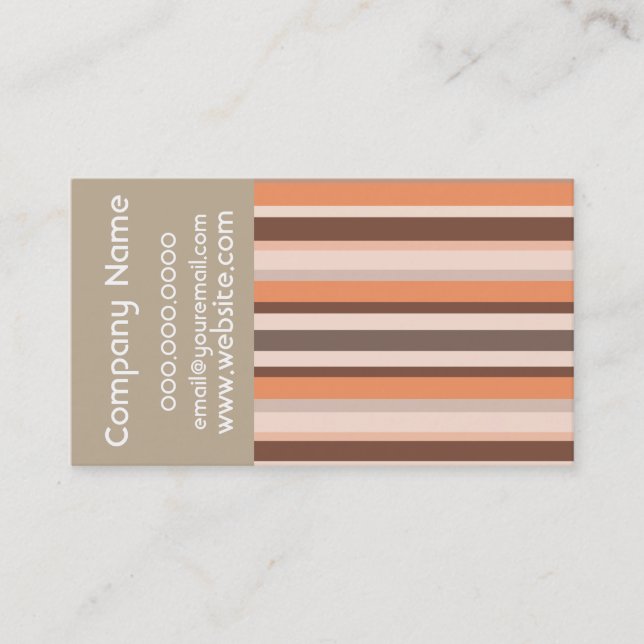 Tarjeta De Visita Bandas de decoración (Anverso)
