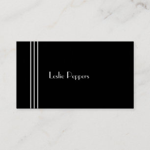 Tarjeta De Visita Bandas de decoración de Leslie Peppers