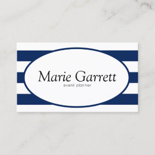 Tarjeta De Visita Bandas de la Marina Clásica