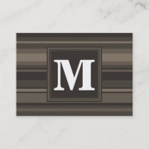 Bandas de taupe monogramo