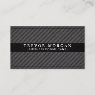 Tarjeta De Visita Bandas negras profesionales