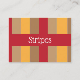 Tarjeta De Visita Bandas verticales de colores