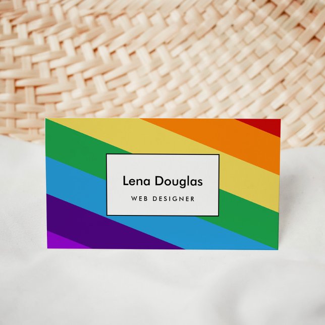 Tarjeta De Visita Bandera arco iris (Subido por el creador)