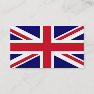 Tarjeta De Visita Bandera británica