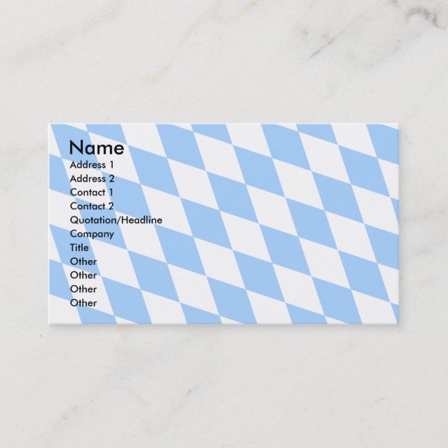 Tarjeta De Visita Bandera de Alemania (Anverso)