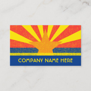 Tarjeta De Visita bandera de arizona
