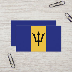 Tarjeta De Visita Bandera de Barbados