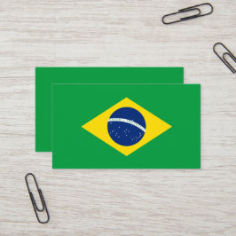 Tarjeta De Visita Bandera de Brasil