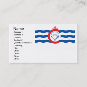 Tarjeta De Visita Bandera de Cincinnati