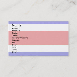 Tarjeta De Visita Bandera de Costa Rica