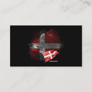 Tarjeta De Visita bandera de Dinamarca
