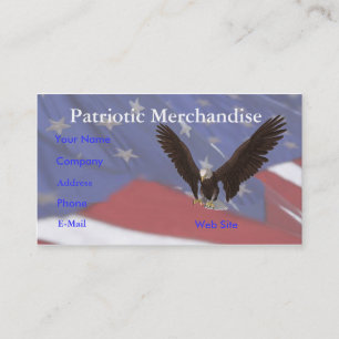 Tarjeta De Visita Bandera de Eagle
