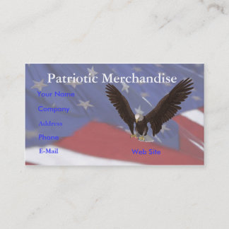 Tarjeta De Visita Bandera de Eagle