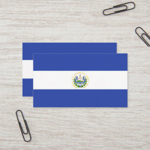 Tarjeta De Visita Bandera de El Salvador