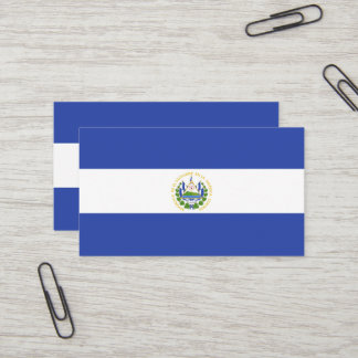 Tarjeta De Visita Bandera de El Salvador