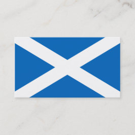 Tarjeta De Visita Bandera de Escocia