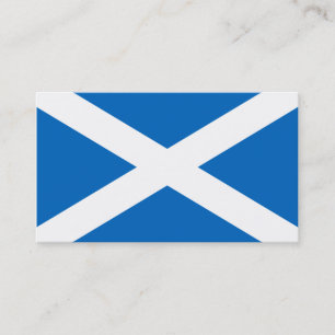 Tarjeta De Visita Bandera de Escocia