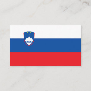 Tarjeta De Visita Bandera de Eslovenia