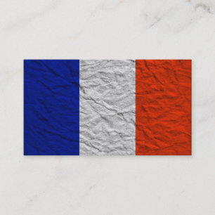 Tarjeta De Visita bandera de francia