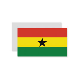 Tarjeta De Visita Bandera de Ghana
