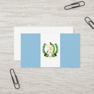 Tarjeta De Visita Bandera de Guatemala