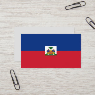 Tarjeta De Visita Bandera de Haití