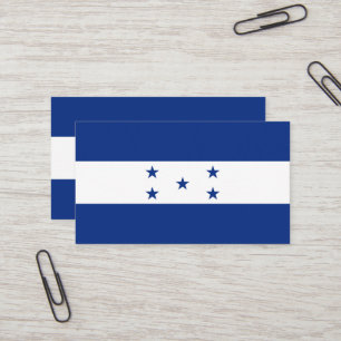 Tarjeta De Visita Bandera de Honduras