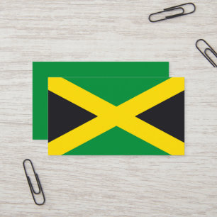 Tarjeta De Visita Bandera de Jamaica