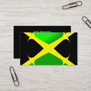 Tarjeta De Visita Bandera de Jamaica