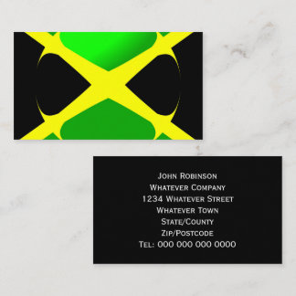 Tarjeta De Visita Bandera de Jamaica