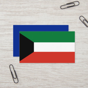 Tarjeta De Visita Bandera de Kuwait