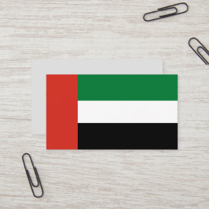 Tarjeta De Visita Bandera de los Emiratos Árabes Unidos