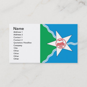 Tarjeta De Visita Bandera de Mankato