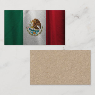 Tarjeta De Visita Bandera de México