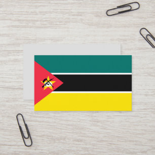 Tarjeta De Visita Bandera de Mozambique
