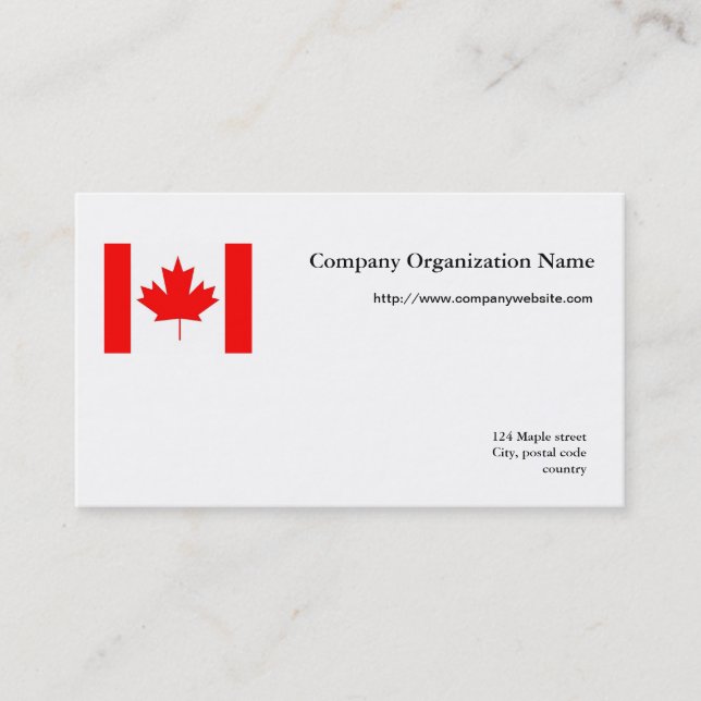 Tarjeta De Visita Bandera de negocios internacionales (Anverso)