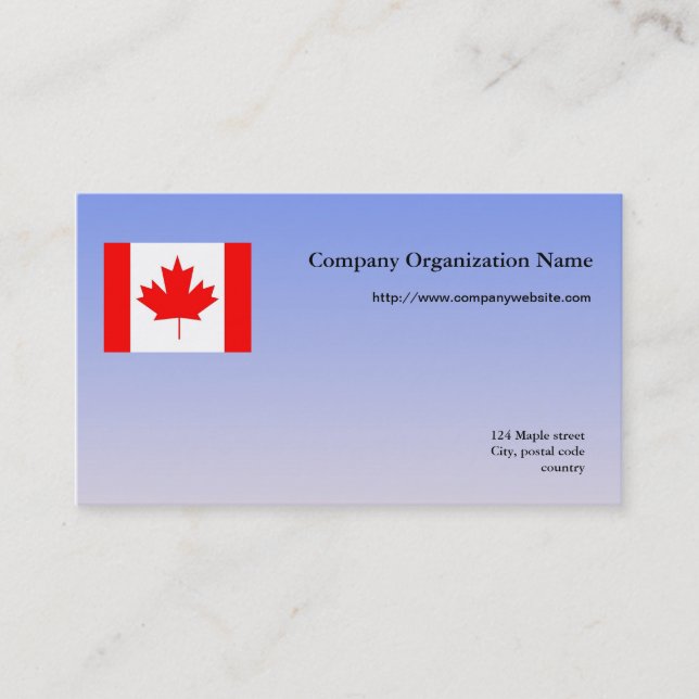 Tarjeta De Visita Bandera de negocios internacionales (Anverso)