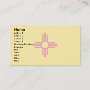 Tarjeta De Visita Bandera de New México