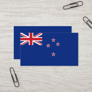 Tarjeta De Visita Bandera de Nueva Zelanda