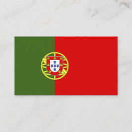 Tarjeta De Visita Bandera de Portugal